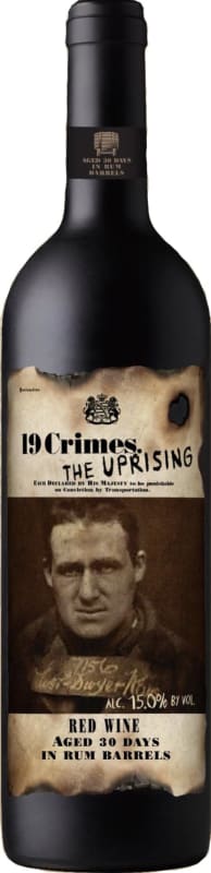 19 Crimes The Uprising Red Blend 2020 Front Bottle Shot
