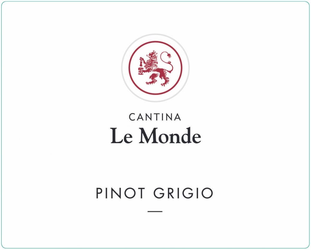 Le Monde Pinot Grigio 2016 Front Label