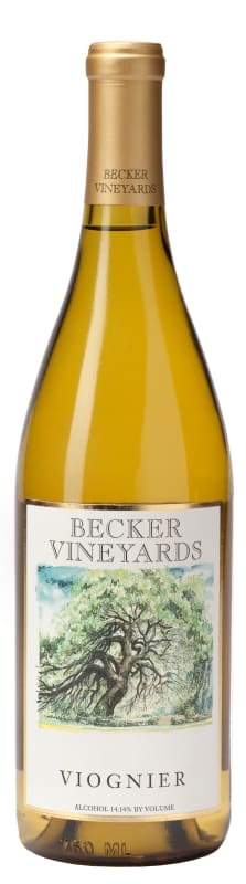 Becker Vineyards Viognier 2018 Front Bottle Shot