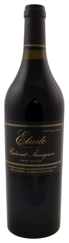 Etude Napa Valley Cabernet Sauvignon 1999 Front Bottle Shot