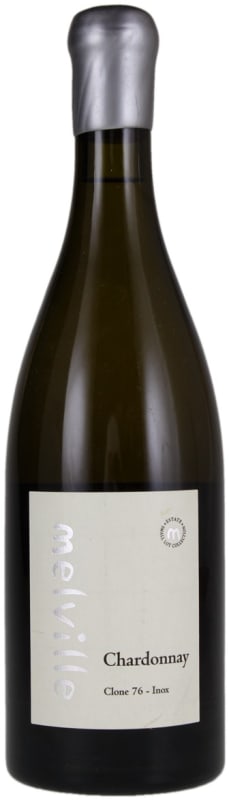Melville Clone 76 Inox Chardonnay 2017 Front Bottle Shot
