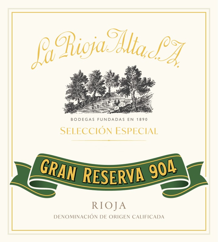 La Rioja Alta Gran Reserva 904 Seleccion Especial Tinto (1.5 Liter Magnum) 2016 Front Label
