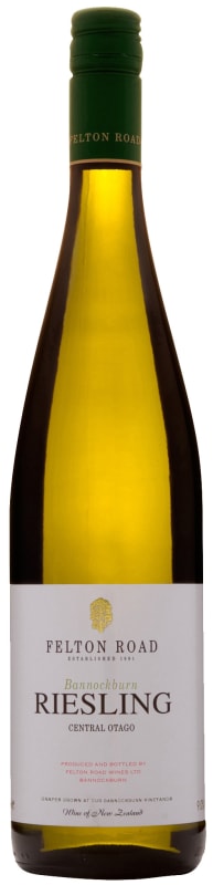 Felton Road Bannockburn Riesling 2016 Front Bottle Shot