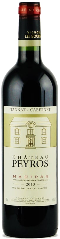 Chateau Peyros Madiran Tannat-Cabernet Franc 2013 Front Bottle Shot
