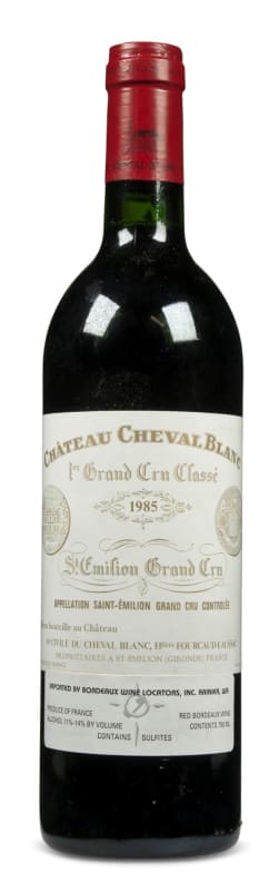 Chateau Cheval Blanc 1985 Front Bottle Shot