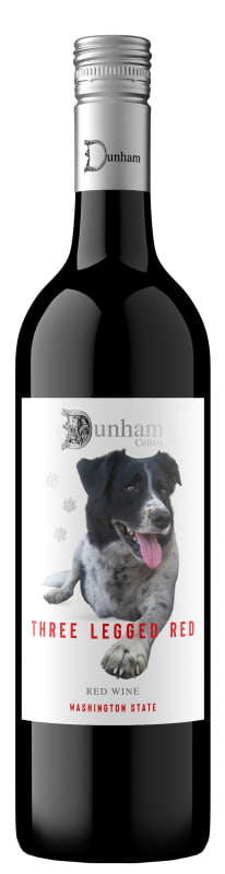 Dunham Cellars Three Legged Red 2019 Front Bottle Shot