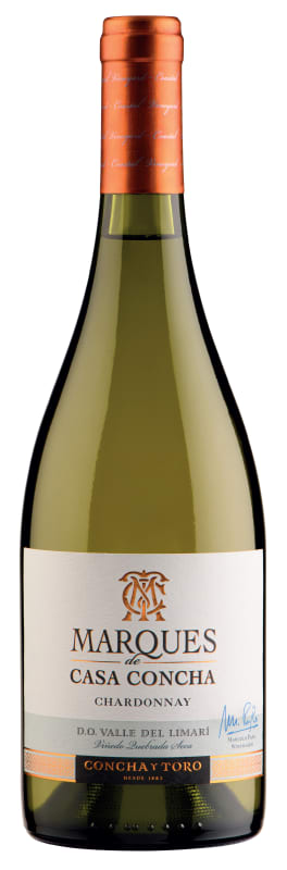 Concha y Toro Marques de Casa Concha Chardonnay 2021 Front Bottle Shot