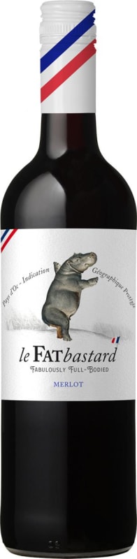 Fat Bastard Merlot 2023 Front Bottle Shot