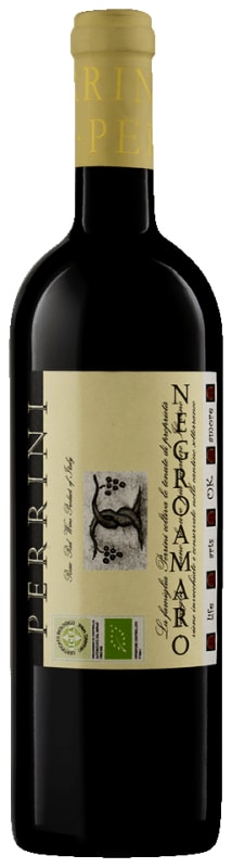 Perrini Negroamaro 2021 Front Bottle Shot
