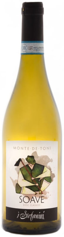 I Stefanini Monte de Toni Soave Classico 2015 Front Bottle Shot
