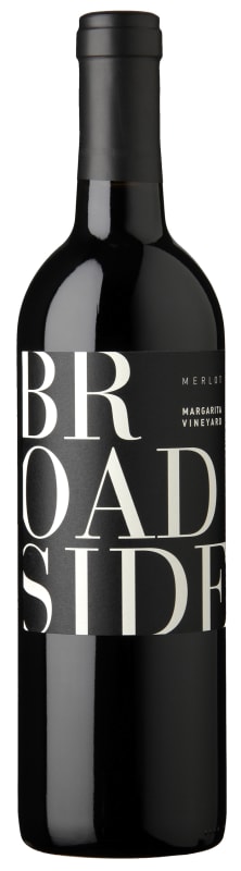 Broadside Margarita Merlot 2016 Front Bottle Shot