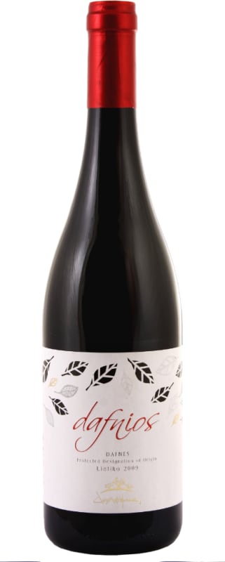 Douloufakis Dafnios Red 2017 Front Bottle Shot