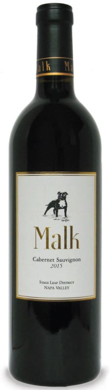 Malk Family Vineyards Cabernet Sauvignon 2015 Front Bottle Shot