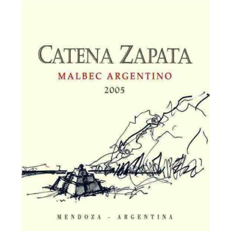 Catena Zapata Argentino Vineyard Malbec (1.5 Liter Magnum) 2005 Front Label