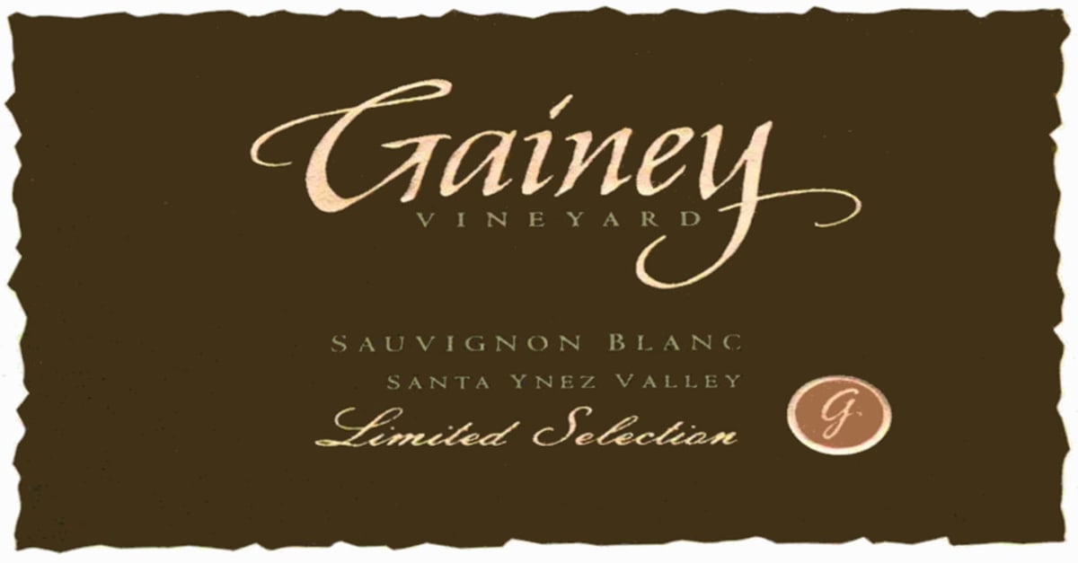 Gainey Limited Selection Sauvignon Blanc 2013 Front Label