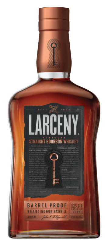 Larceny Barrel Proof Lot C924 Bourbon Whiskey Front Bottle Shot