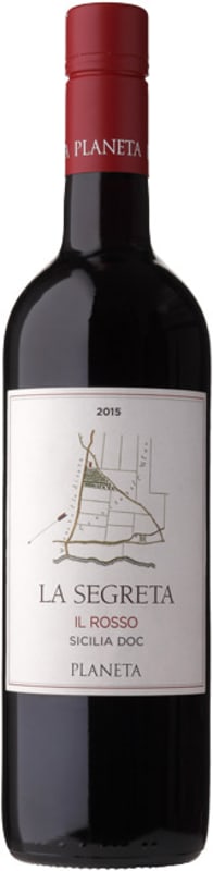 Planeta La Segreta Rosso 2015 Front Bottle Shot