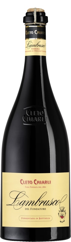 Cleto Chiarli Lambrusco del Fondatore 2021 Front Bottle Shot