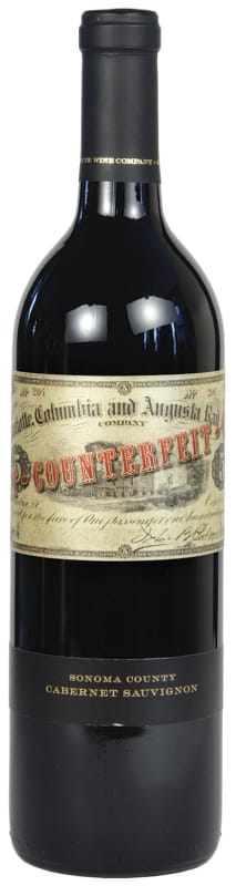 Banknote Wine Company Counterfeit Cabernet Sauvignon 2021 Front Bottle Shot