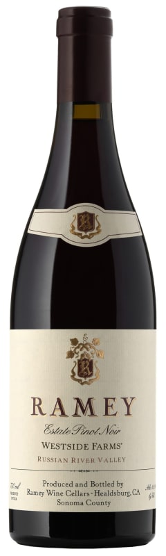 Ramey Westside Farms Estate Pinot Noir 2022 Front Bottle Shot