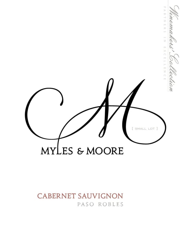 Myles & Moore Cabernet Sauvignon 2021 Front Label