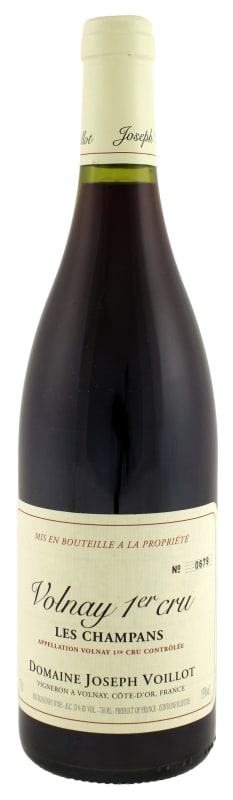 Domaine Joseph Voillot Volnay Les Champans Premier Cru 2016 Front Bottle Shot