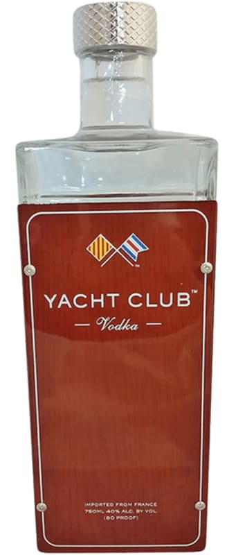 Yacht Club Vodka Front Bottle Shot