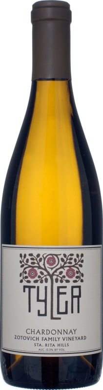 Tyler Winery Zotovich Family Vineyard Chardonnay 2014 Front Bottle Shot
