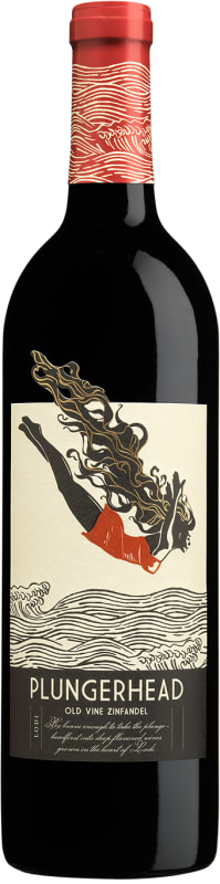Plungerhead Lodi Old Vine Zinfandel 2019 Front Bottle Shot