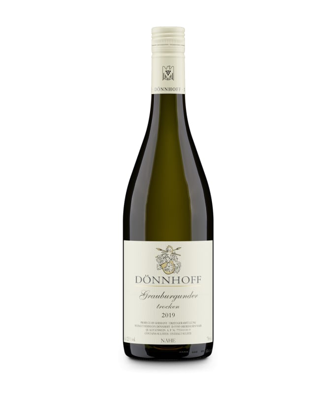Donnhoff Nahe Grauburgunder Trocken 2019 Front Bottle Shot