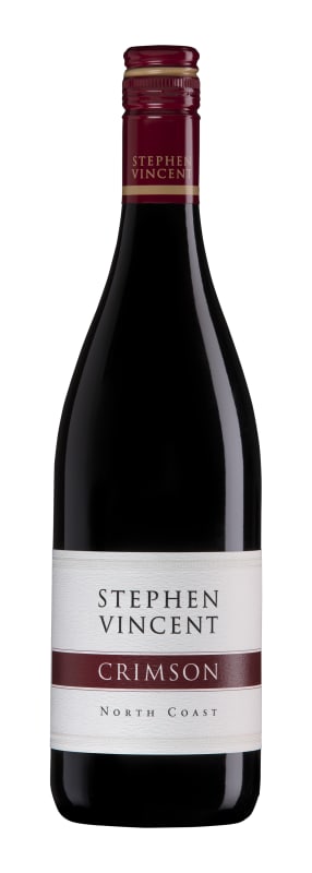 Stephen Vincent North Coast Crimson Red Blend 2018 Front Bottle Shot