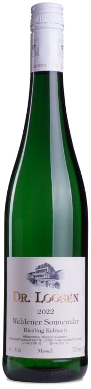 Dr. Loosen Wehlener Sonnenuhr Riesling Kabinett 2022 Front Bottle Shot