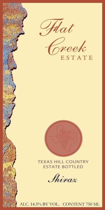 Flat Creek Estate Syrah 2011 Front Label