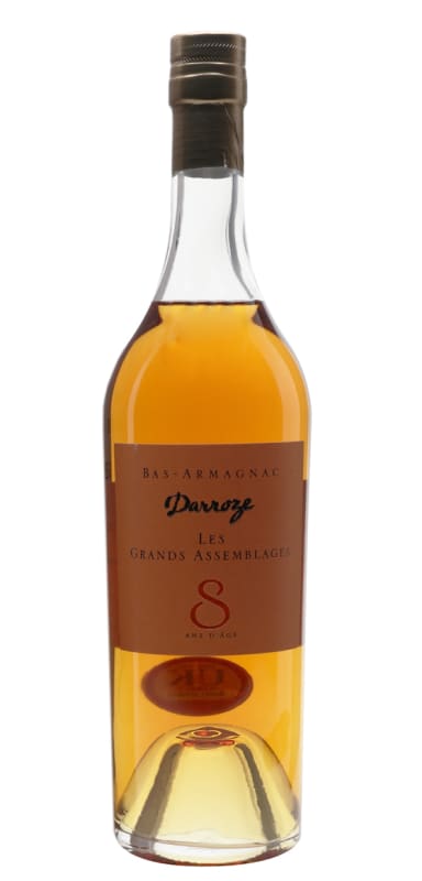 Darroze 8 Year Les Grands Assemblages Armagnac Front Bottle Shot