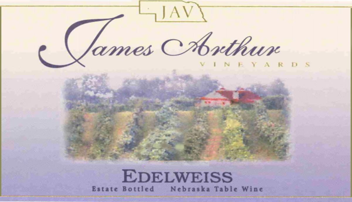James Arthur Vineyards Edelweiss 2009 Front Label