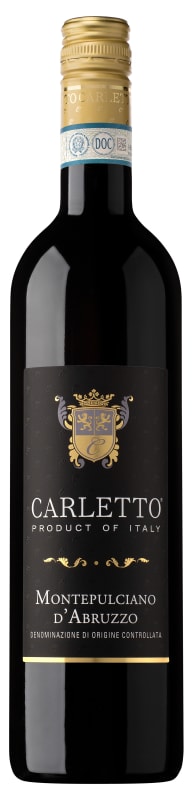 Carletto Montepulciano d'Abruzzo 2018 Front Bottle Shot