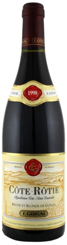 E. Guigal Cote Rotie Brune et Blonde 1988 Front Bottle Shot