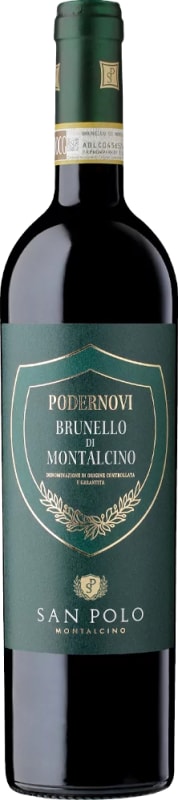 Poggio San Polo Podernovi Brunello di Montalcino 2019 Front Bottle Shot