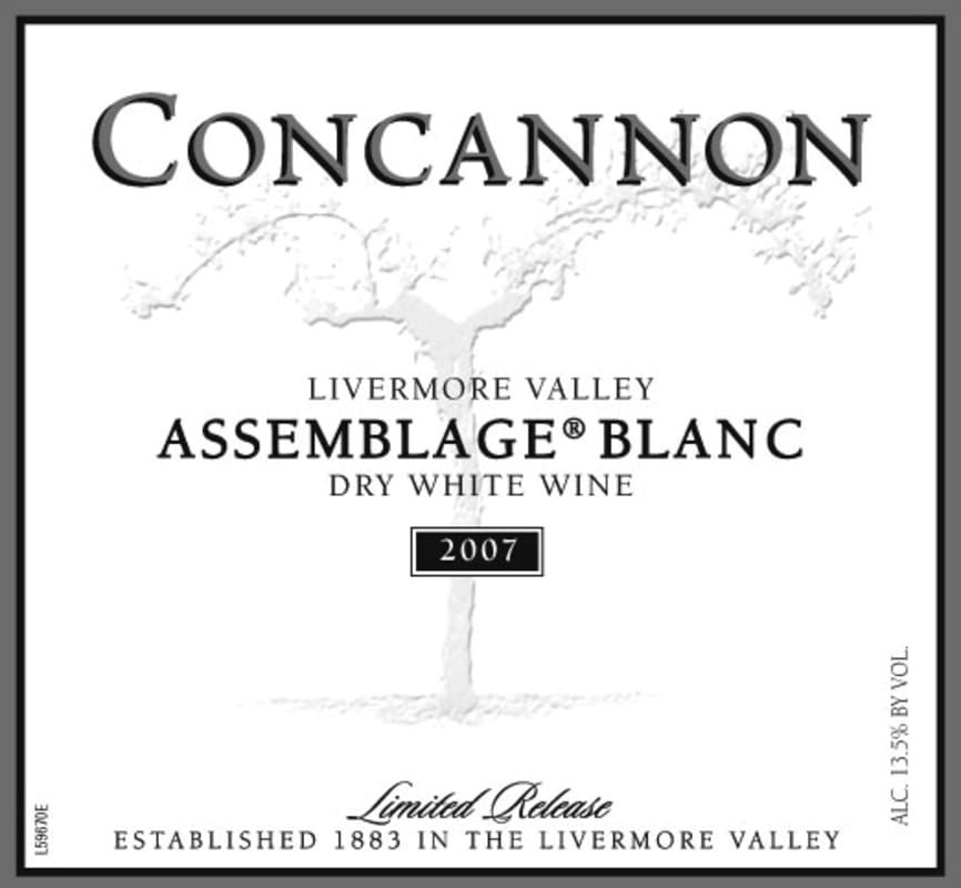 Concannon Limited Release Assemblage Blanc 2007 Front Label