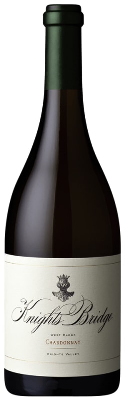 Knights Bridge West Block Chardonnay 2017 Front Bottle Shot