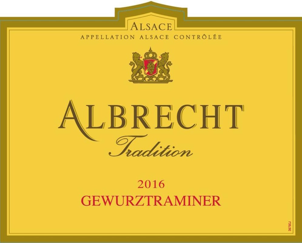 Lucien Albrecht Tradition Gewurztraminer 2016 Front Label