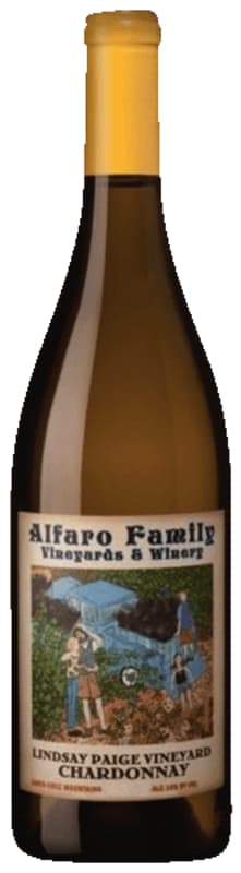 Alfaro Family Lindsay Paige Vineyard Chardonnay 2023 Front Bottle Shot