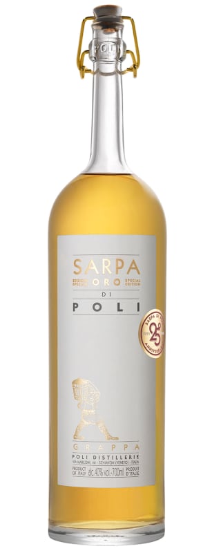 Poli Sarpa Barrique Grappa Front Bottle Shot