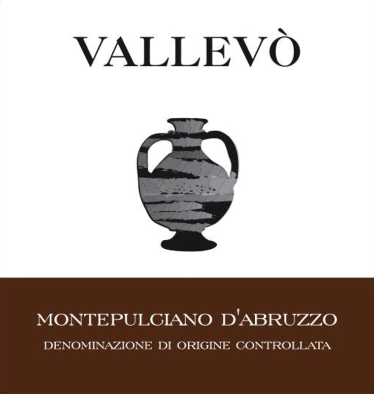 Vallevo Montepulciano d'Abruzzo 2017 Front Label