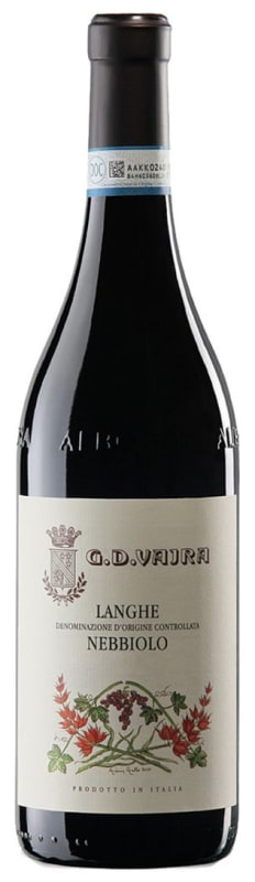 G.D. Vajra Langhe Nebbiolo 2022 Front Bottle Shot