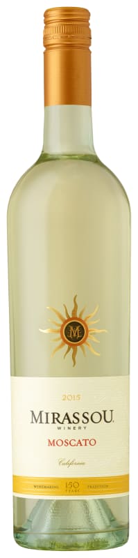 Mirassou Moscato 2015 Front Bottle Shot
