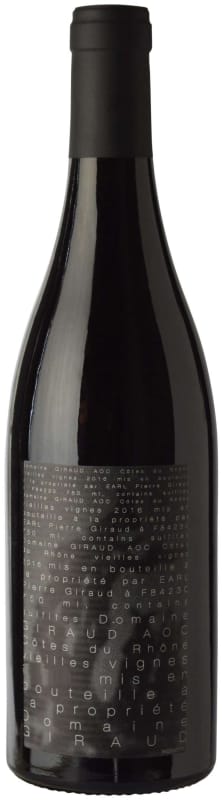 Domaine Giraud Cotes du Rhone Les Sables d'Arene 2016 Front Bottle Shot