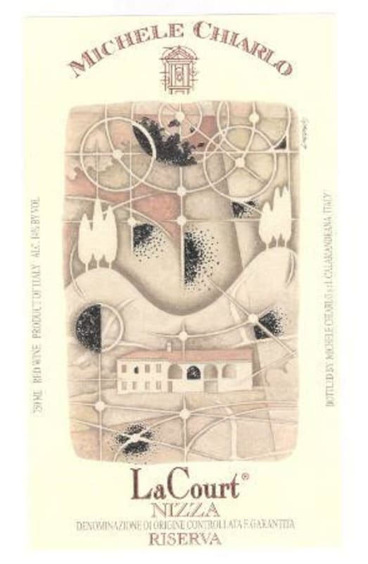 Michele Chiarlo Nizza La Court Riserva 2017 Front Label