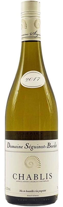 Domaine Seguinot-Bordet Chablis (375ML half-bottle) 2017 Front Bottle Shot