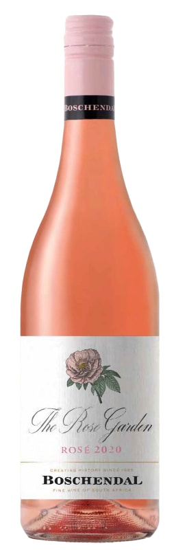 Boschendal The Rose Garden Rose 2020 Front Bottle Shot